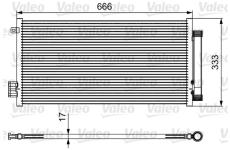Kondenzátor, klimatizace VALEO 814111
