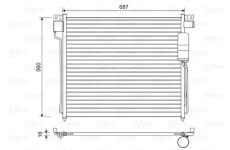Kondenzátor, klimatizace VALEO 814483