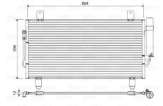 Kondenzátor, klimatizace VALEO 822599