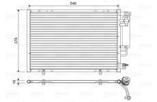 Kondenzátor, klimatizace VALEO 822613