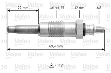 Žhavicí svíčka VALEO 345116