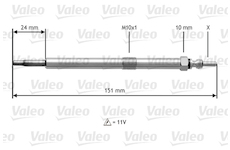 Zhavici svicka VALEO 345120