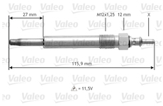 Zhavici svicka VALEO 345129