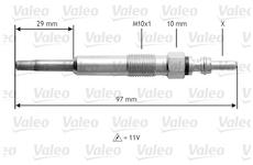 Žhavicí svíčka VALEO 345136