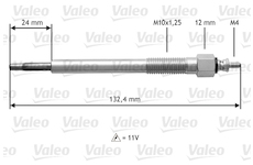 Žhavicí svíčka VALEO 345163