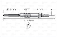 Zhavici svicka VALEO 345223