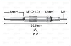 Zhavici svicka VALEO 345230