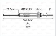 Zhavici svicka VALEO 345231