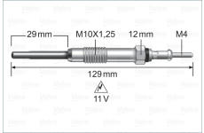 Zhavici svicka VALEO 345232