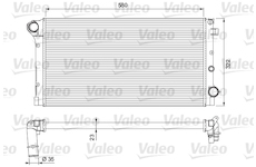 Chladič, chlazení motoru VALEO 234924