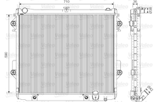 Chladič, chlazení motoru VALEO 701552