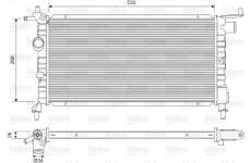 Chladič, chlazení motoru VALEO 732606