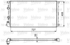 Chladič, chlazení motoru VALEO 732798