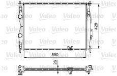 Chladič, chlazení motoru VALEO 735116