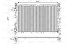 Chladič, chlazení motoru VALEO 811073