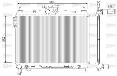 Chladič, chlazení motoru VALEO 733142