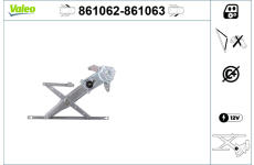 Zvedací zařízení oken VALEO 861062