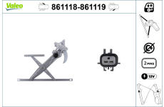 Zvedací zařízení oken VALEO 861119