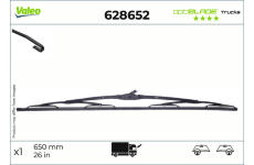 List stěrače VALEO 628652