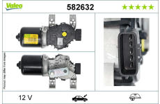 Motor stěračů VALEO 582632