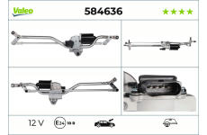 Motor stěračů VALEO 584636