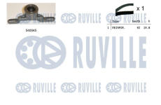 ozubení,sada rozvodového řemene RUVILLE 550075