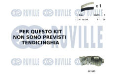 Vodní pumpa + sada ozubeného řemene RUVILLE 55B0051