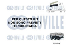 Vodní pumpa + sada ozubeného řemene RUVILLE 55B0053