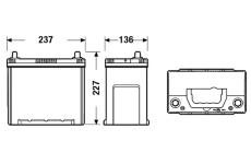 startovací baterie EXIDE EA456