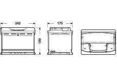 startovací baterie EXIDE EA601