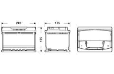 startovací baterie EXIDE EA612