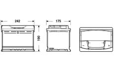 startovací baterie EXIDE EA640