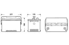 startovací baterie EXIDE EA680