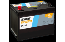 startovací baterie EXIDE EA755