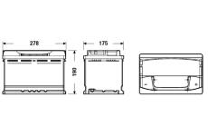 startovací baterie EXIDE EA770