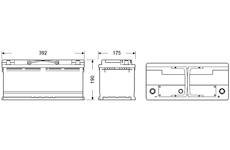 startovací baterie EXIDE EB1100