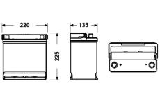 startovací baterie EXIDE EB451