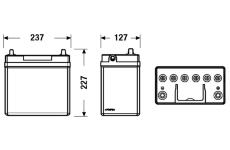 startovací baterie EXIDE EB456