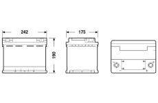 startovací baterie EXIDE EK620