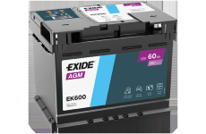 startovací baterie EXIDE EK600