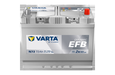 startovací baterie VARTA 572501076K262