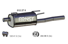 Zadni tlumic vyfuku ERNST 012270