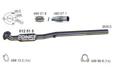 Výfuková trubka ERNST 012515