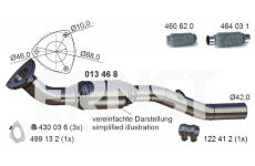 Výfuková trubka ERNST 013468