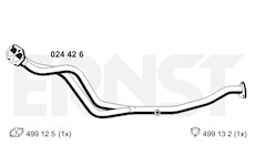 Výfuková trubka ERNST 024426