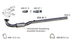 Výfuková trubka ERNST 033411