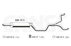 Střední tlumič výfuku ERNST 044103