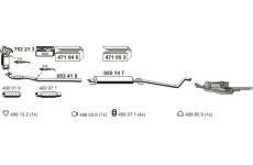 Výfukový systém ERNST 050558
