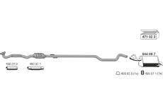 Výfukový systém ERNST 050777