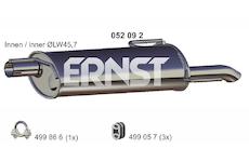 Zadní tlumič výfuku ERNST 052092